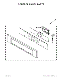 02 - Control Panel Parts parts for Jenn-Air Microwave JMC2127WB01 from AppliancePartsPros.com