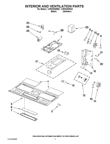 03 - Interior And Ventilation Parts parts for Jenn-Air Microwave YJMV8208WS0 from AppliancePartsPros.com