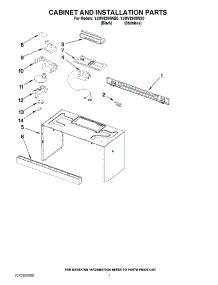 06 - Cabinet And Installation Parts parts for Jenn-Air Microwave YJMV8208WS0 from AppliancePartsPros.com