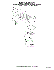 05 - Turntable Parts parts for Jenn-Air Microwave JMV8208WS0 from AppliancePartsPros.com