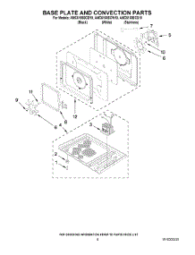 06 - Base Plate And Convection Parts parts for Maytag Microwave AMC6158BCB10 from AppliancePartsPros.com