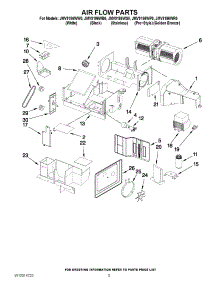 04 - Air Flow Parts parts for Maytag Microwave JMV9186WP0 from AppliancePartsPros.com