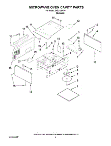 03 - Microwave Oven Cavity Parts parts for Maytag Microwave JMD2124WS0 from AppliancePartsPros.com