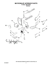 05 - Microwave Interior Parts parts for Maytag Microwave JMD2124WS0 from AppliancePartsPros.com