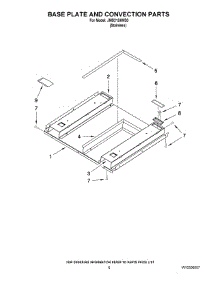 06 - Base Plate And Convection Parts parts for Maytag Microwave JMD2124WS0 from AppliancePartsPros.com