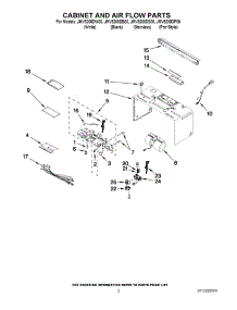 02 - Cabinet And Air Flow Parts parts for Maytag Microwave JMV8208DW00 from AppliancePartsPros.com