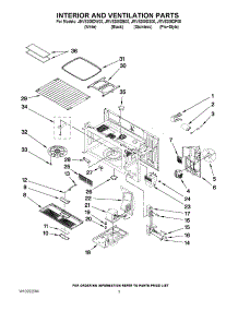 03 - Interior And Ventilation Parts parts for Maytag Microwave JMV8208DB00 from AppliancePartsPros.com