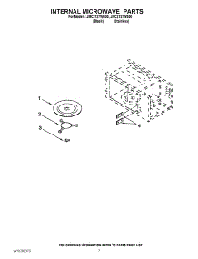 05 - Internal Microwave Parts parts for Maytag Microwave JMC2127WB00 from AppliancePartsPros.com