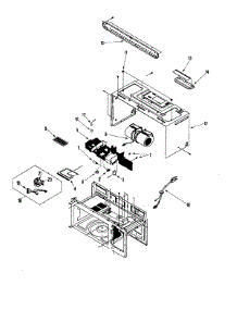 02 - Body / Blower Motor parts for Jenn-Air Microwave JMV8208BAW from AppliancePartsPros.com