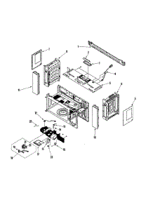 02 - Body / Upper Duct parts for Jenn-Air Microwave JMV8186AAW from AppliancePartsPros.com