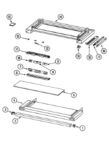 04 - Front Panel Assembly (Series 11) parts for Jenn-Air Hood RH800W from AppliancePartsPros.com
