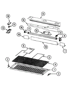 05 - Grill & Filter Assembly (Series 11) parts for Jenn-Air Hood RH800B from AppliancePartsPros.com