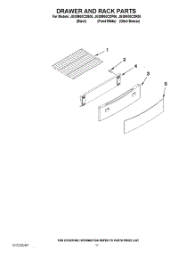 07 - Drawer And Rack Parts parts for Maytag Range JGS9900CDR00 from AppliancePartsPros.com