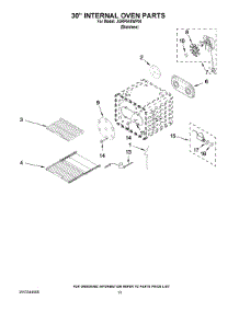 09 - 30`` Internal Oven Parts parts for Maytag Range JGRP548WP00 from AppliancePartsPros.com