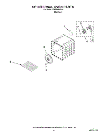 10 - 18`` Internal Oven Parts parts for Maytag Range JGRP548WP00 from AppliancePartsPros.com