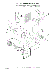 03 - Blower Assembly Parts parts for Maytag Range JES9750CAB00 from AppliancePartsPros.com