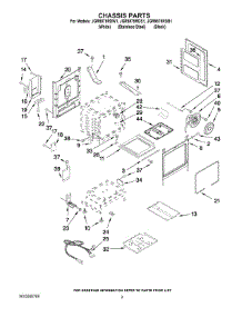 03 - Chassis Parts parts for Maytag Range JGR8875RDB1 from AppliancePartsPros.com