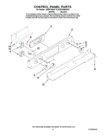 02 - Control Panel Parts parts for Maytag Range JES8750BAB16 from AppliancePartsPros.com
