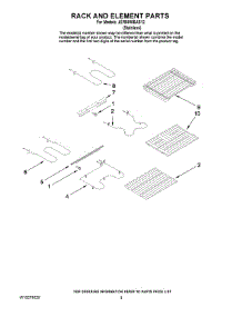 06 - Rack And Element Parts parts for Maytag Range JER8895BAS12 from AppliancePartsPros.com