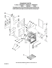 03 - Chassis Parts parts for Maytag Range JDR8895BCS13 from AppliancePartsPros.com