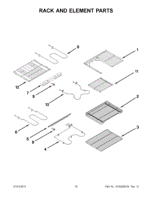 05 - Rack And Element Parts parts for Maytag Range JDR8895BAW13 from AppliancePartsPros.com