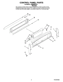 02 - Control Panel Parts parts for Maytag Range JER8895BAS11 from AppliancePartsPros.com