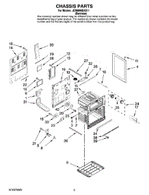 03 - Chassis Parts parts for Maytag Range JER8895BAS11 from AppliancePartsPros.com