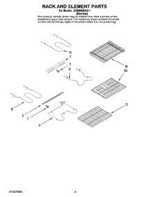 06 - Rack And Element Parts parts for Maytag Range JER8895BAS11 from AppliancePartsPros.com