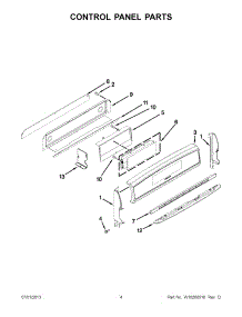 02 - Control Panel Parts parts for Maytag Range JDR8895BAS13 from AppliancePartsPros.com