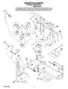 03 - Manifold Parts parts for Maytag Range JGR8890ADP20 from AppliancePartsPros.com