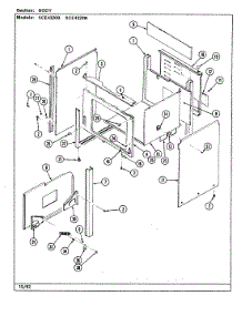 03 - Body parts for Jenn-Air Range SCE4320W from AppliancePartsPros.com