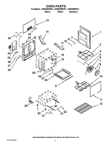 03 - Oven Parts parts for Maytag Range JDR8880RDW1 from AppliancePartsPros.com