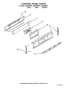 02 - Control Panel Parts parts for Maytag Range JDR8880RDB1 from AppliancePartsPros.com