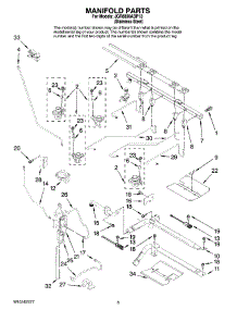 03 - Manifold Parts parts for Maytag Range JGR8890ADP13 from AppliancePartsPros.com