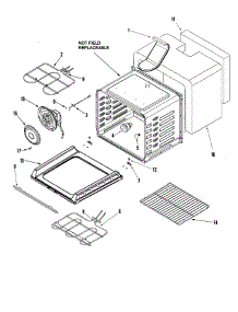 Cavity parts for Jenn-Air Range JER8885RCS from AppliancePartsPros.com
