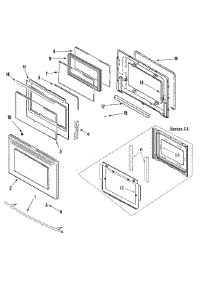 03 - Door (Lower-Stl) parts for Jenn-Air Range JDR8895AAS from AppliancePartsPros.com