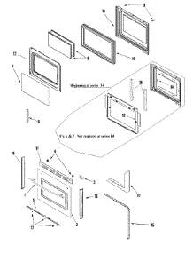 03 - Door (Lower) parts for Jenn-Air Range JDR8895AAW from AppliancePartsPros.com