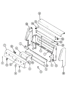 02 - Control Panel parts for Jenn-Air Range FCE4042W from AppliancePartsPros.com
