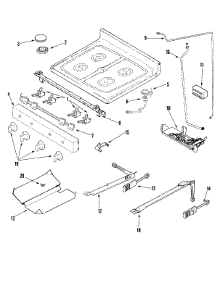 05 - Gas Controls parts for Jenn-Air Range JGR8885RDP from AppliancePartsPros.com