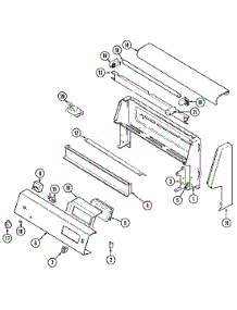 02 - Control Panel parts for Jenn-Air Range FCE30610B from AppliancePartsPros.com