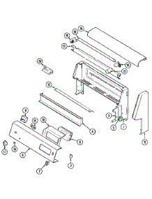 02 - Control Panel parts for Jenn-Air Range FCE30610WC from AppliancePartsPros.com