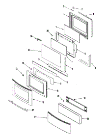 04 - Door / Access Panel (Ser Pre 11) parts for Jenn-Air Range JGS9900BDS from AppliancePartsPros.com