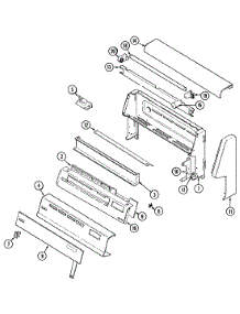 02 - Control Panel parts for Jenn-Air Range FCE70610A from AppliancePartsPros.com