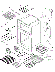 06 - Oven parts for Jenn-Air Range JDR8895ACB from AppliancePartsPros.com