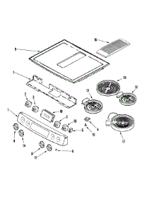 03 - Control Panel / Top Asy parts for Jenn-Air Range JES9900BCB from AppliancePartsPros.com