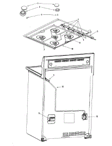 05 - Gas Controls parts for Jenn-Air Range JDR8895ACS from AppliancePartsPros.com