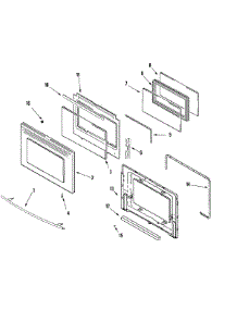 03 - Door (Lower-Stl) parts for Jenn-Air Range JDR8895ACS from AppliancePartsPros.com