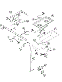 05 - Gas Controls parts for Jenn-Air Range JDS9860AAB from AppliancePartsPros.com