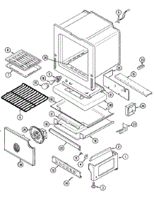 05 - Oven / Base parts for Jenn-Air Range FCG20600W from AppliancePartsPros.com