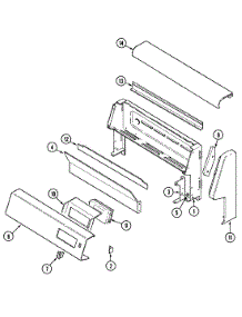 02 - Control Panel parts for Jenn-Air Range FCG20500B from AppliancePartsPros.com